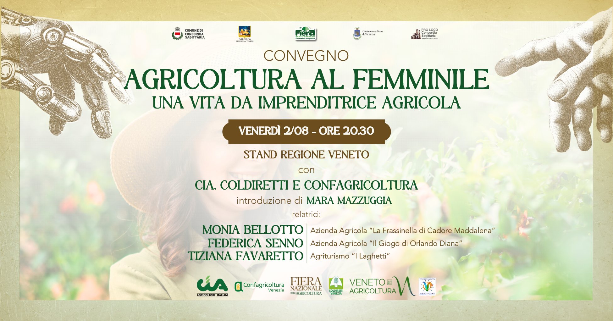 Convegno – Agricoltura al Femminile: una vita da imprenditrice agricola